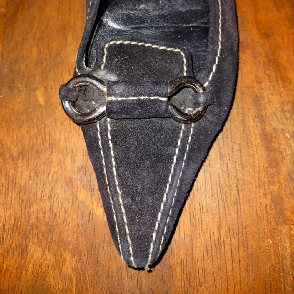 Vintage Prada Suede Flats
